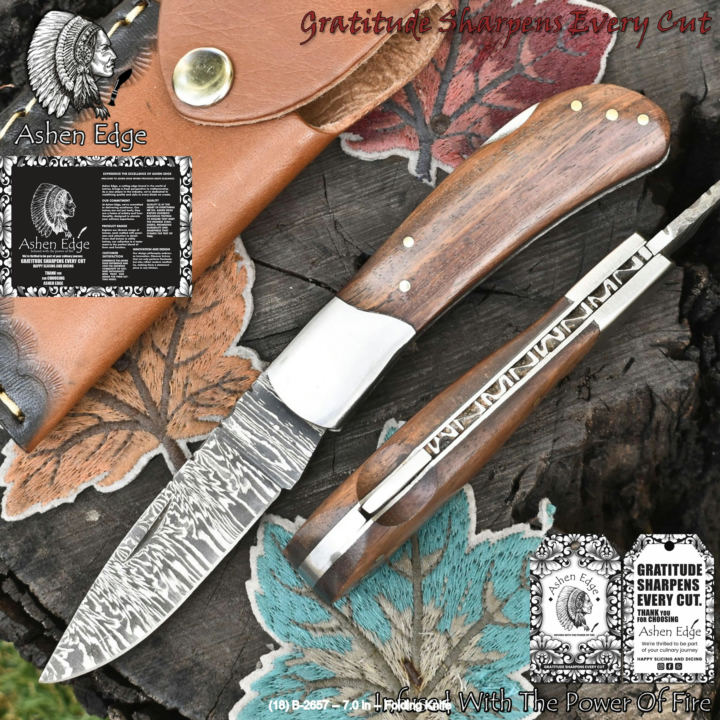 Wholesale pocket & folding knives hand-forged by Louis Martin