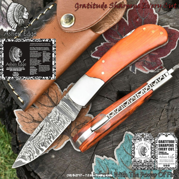 Wholesale pocket & folding knives hand-forged by Louis Martin