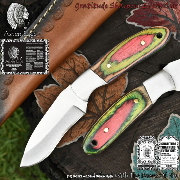 Wholesale skinning knives hand-forged by Louis Martin