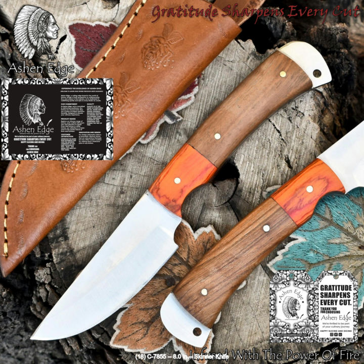 Wholesale skinning knives hand-forged by Louis Martin