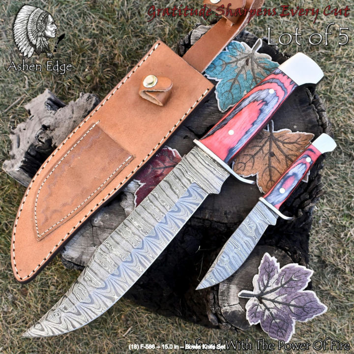 Wholesale bowie knives hand-forged by Louis Martin