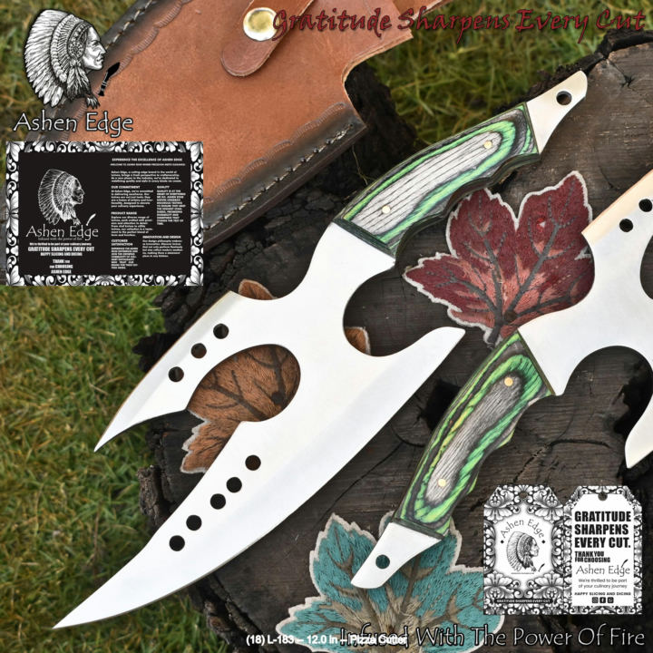 Wholesale pizza cutters hand-forged by Louis Martin