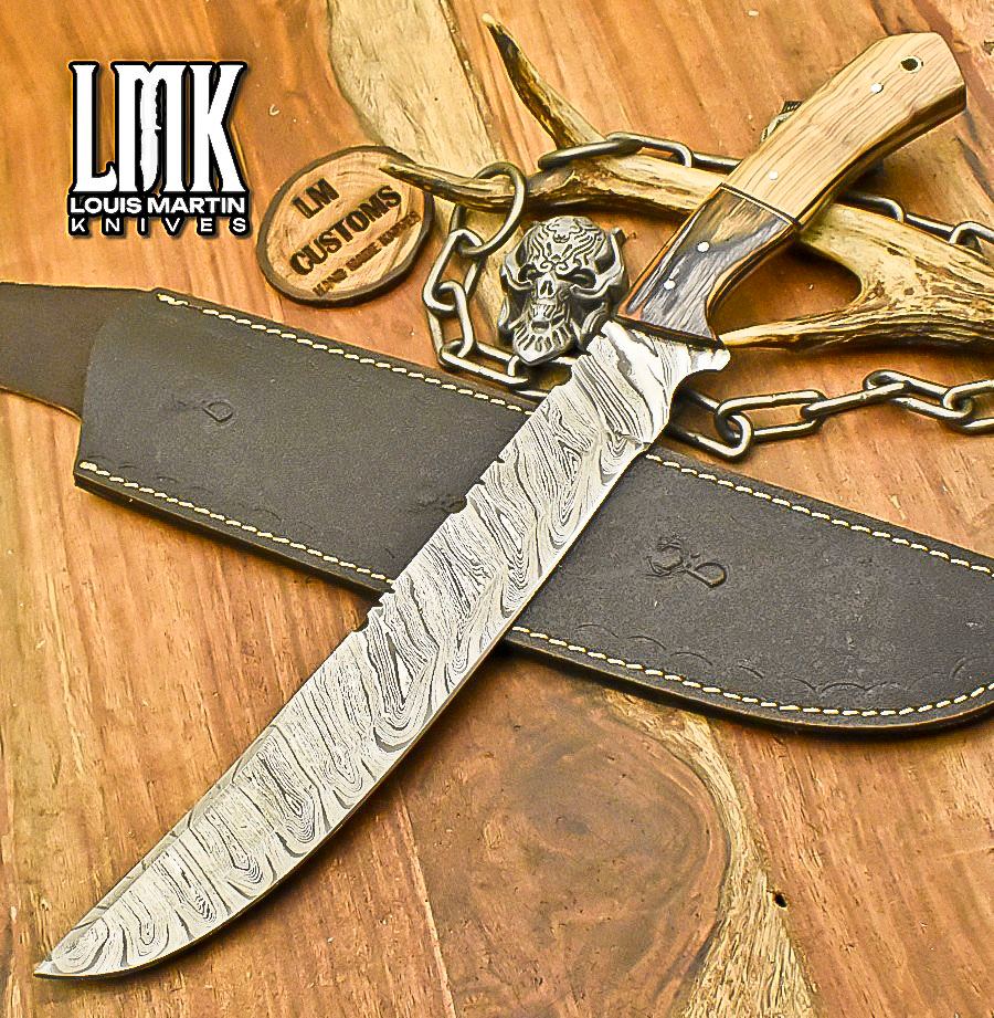 Wholesale machete bowie knives hand-forged by Louis Martin