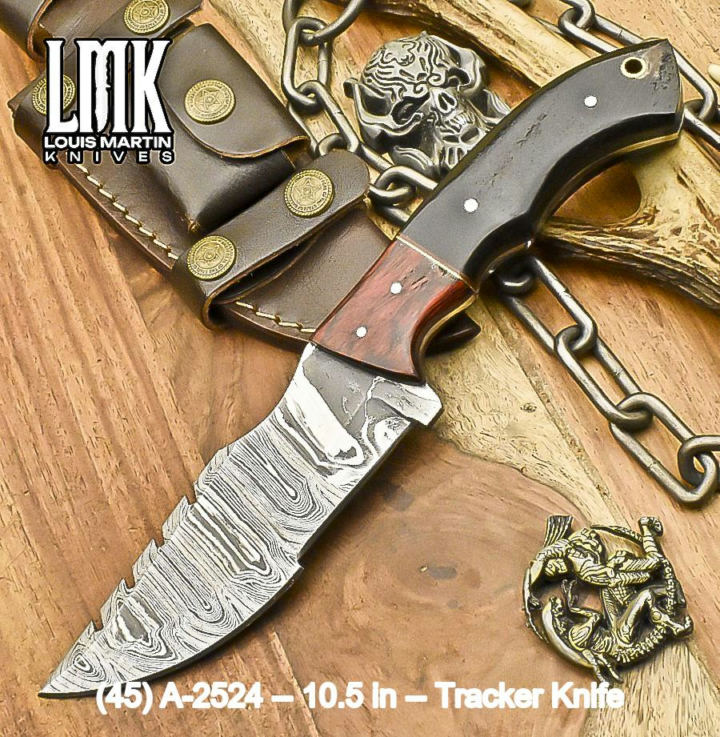 Wholesale tracker knives hand-forged by Louis Martin