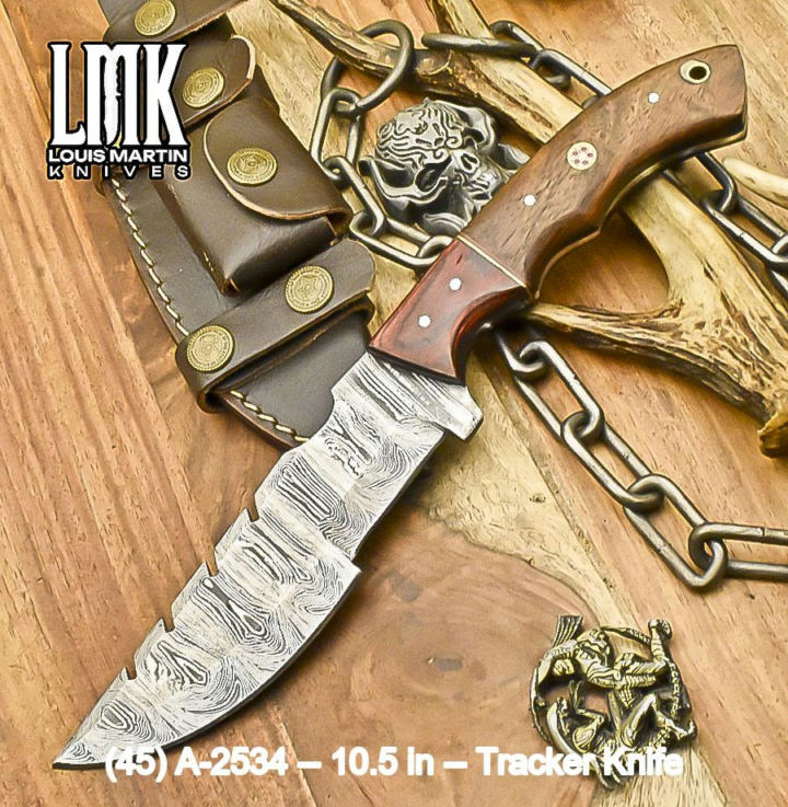 Wholesale tracker knives hand-forged by Louis Martin