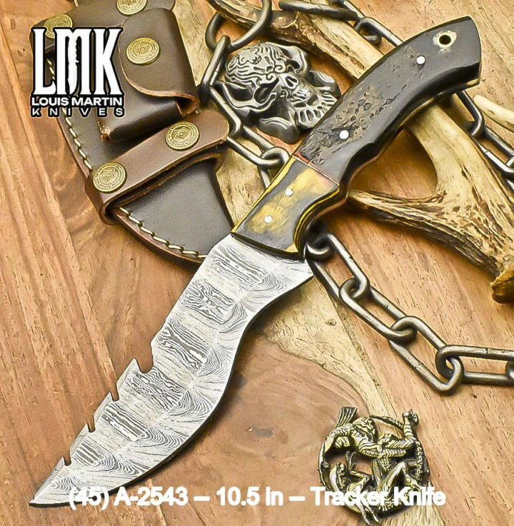 Wholesale tracker knives hand-forged by Louis Martin