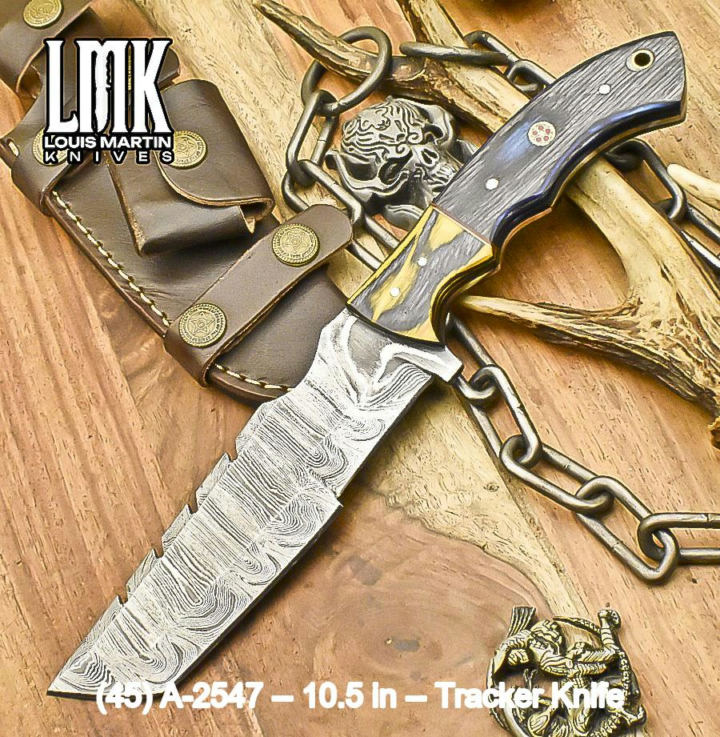 Wholesale tracker knives hand-forged by Louis Martin