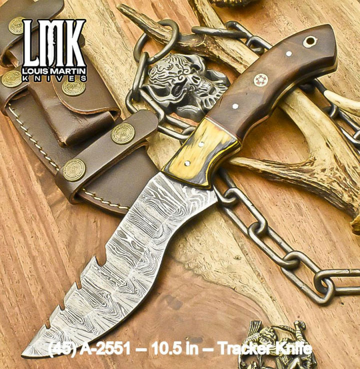 Wholesale tracker knives hand-forged by Louis Martin