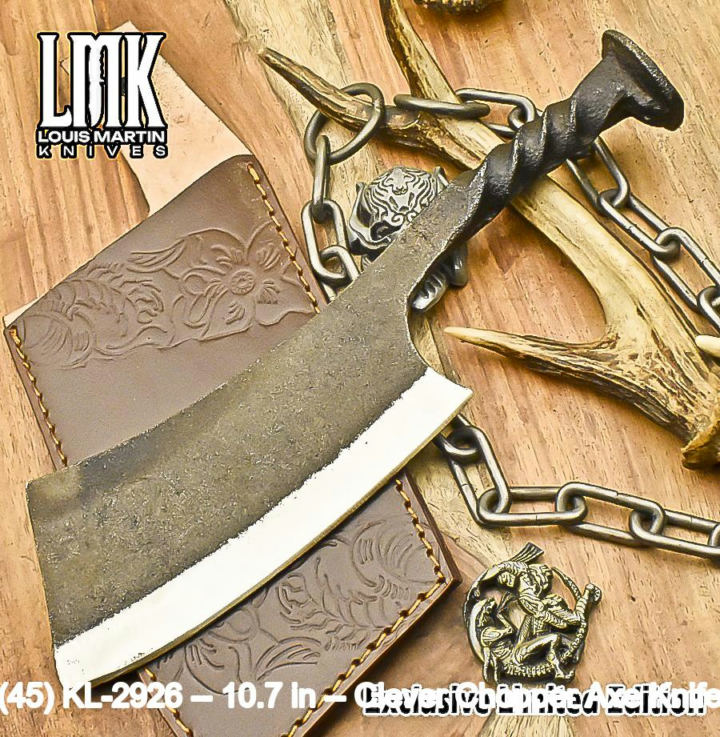 Wholesale cleaver choppers hand-forged by Louis Martin