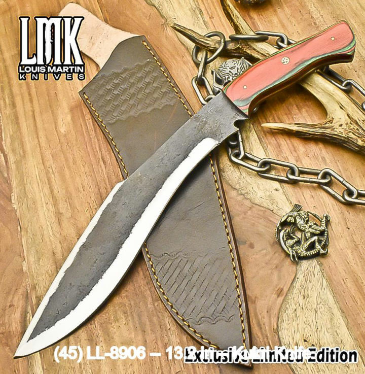 Wholesale kukri knives hand-forged by Louis Martin