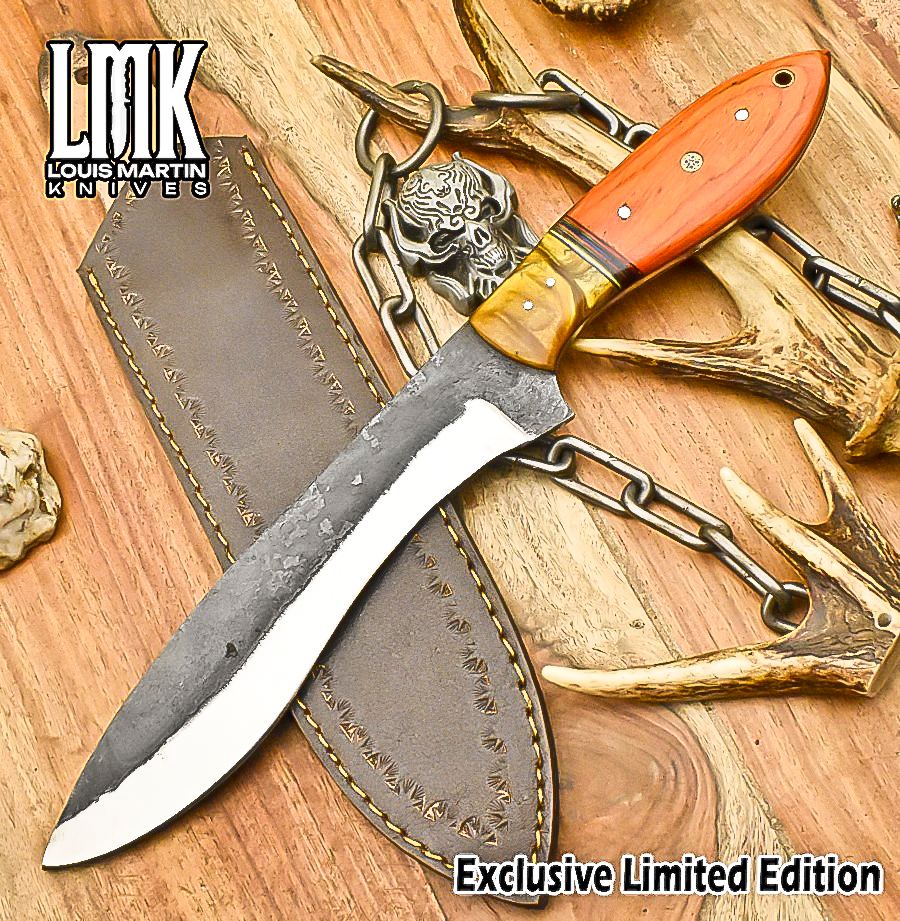 Wholesale machete bowie knives hand-forged by Louis Martin