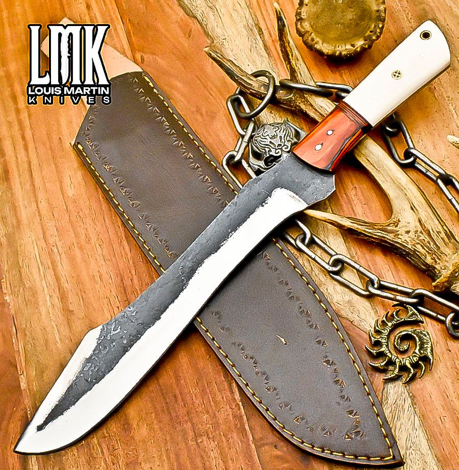 Wholesale machete bowie knives hand-forged by Louis Martin