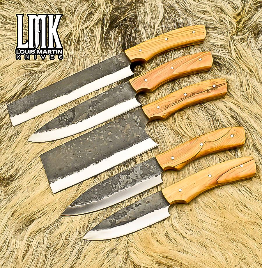 Wholesale kitchen knives & knife sets hand-forged by Louis Martin