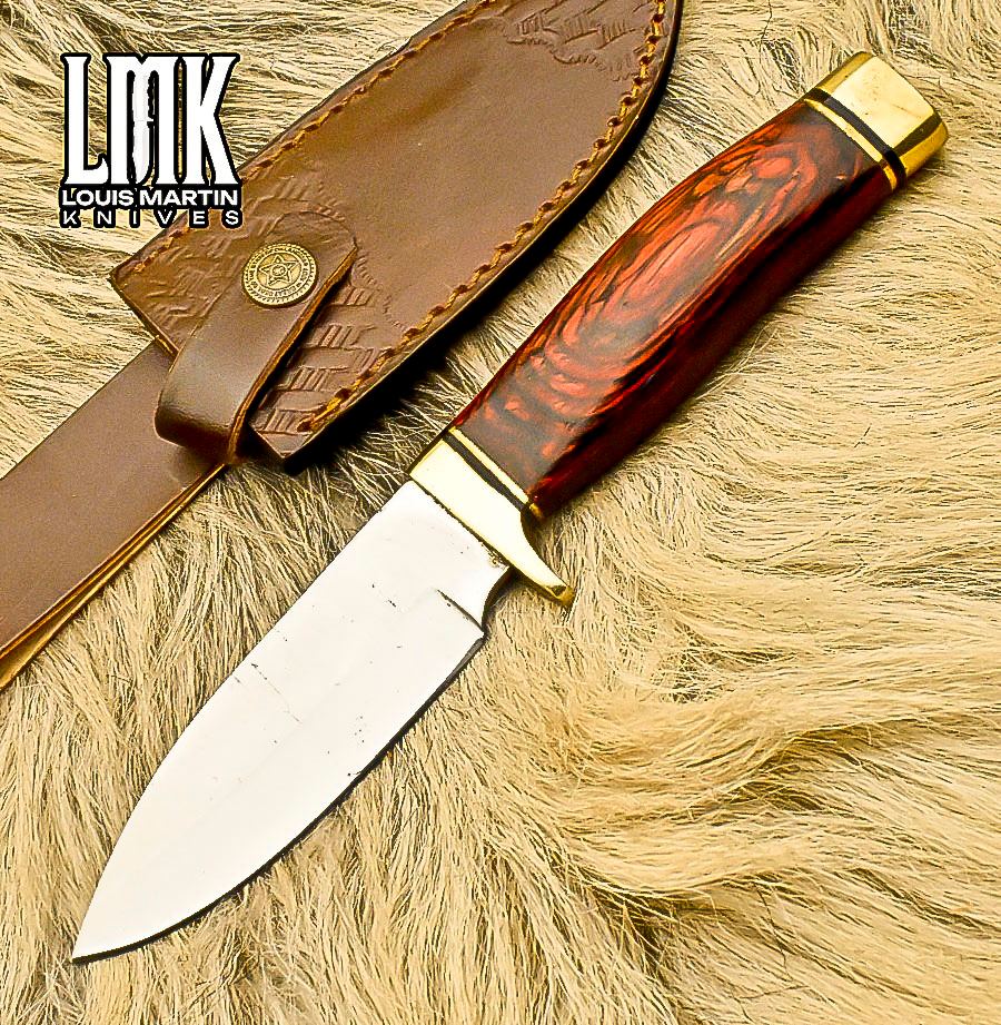 Wholesale hunting skinner knives hand-forged by Louis Martin