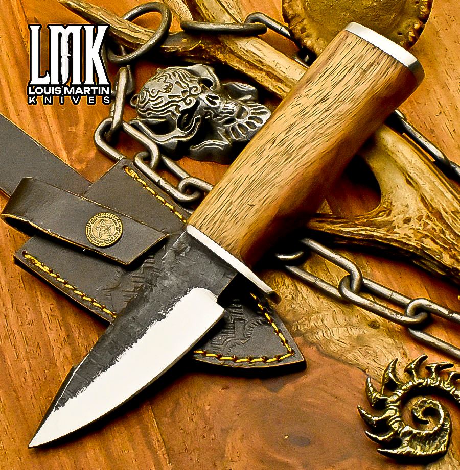 Wholesale hunting skinner knives hand-forged by Louis Martin