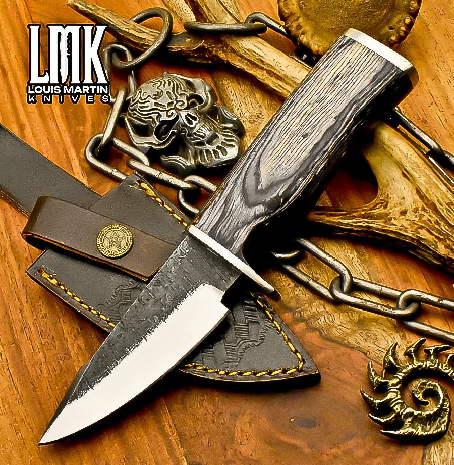 Wholesale hunting skinner knives hand-forged by Louis Martin