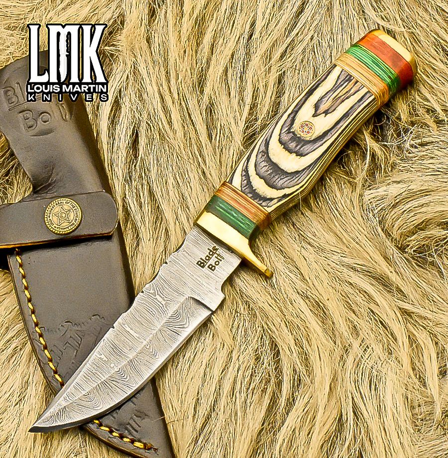 Wholesale hunting skinner knives hand-forged by Louis Martin