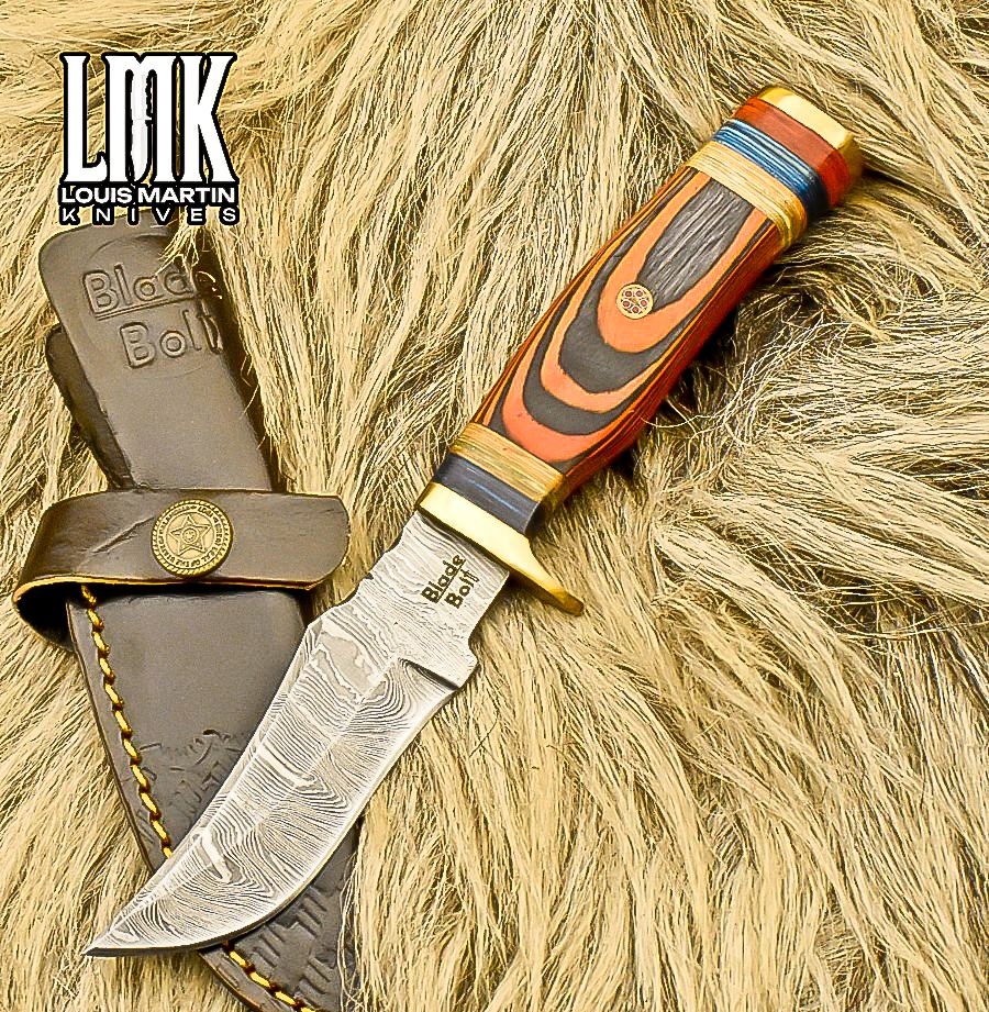 Wholesale hunting skinner knives hand-forged by Louis Martin