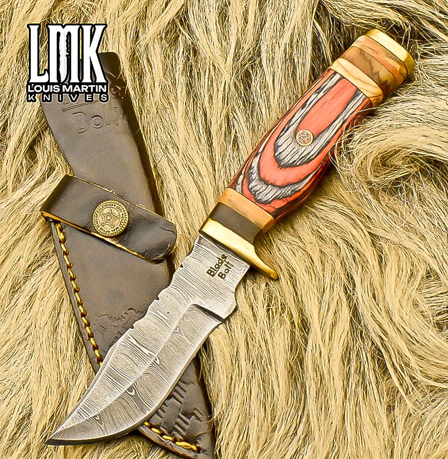 Wholesale hunting skinner knives hand-forged by Louis Martin