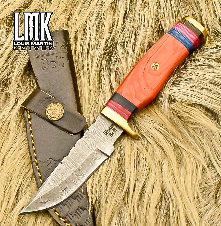 Wholesale hunting skinner knives hand-forged by Louis Martin