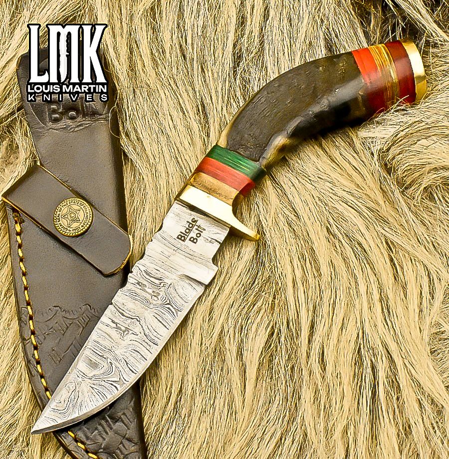 Wholesale hunting skinner knives hand-forged by Louis Martin