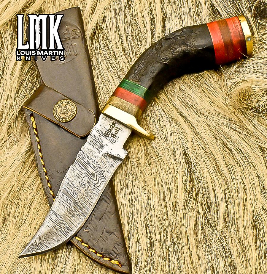 Wholesale hunting skinner knives hand-forged by Louis Martin