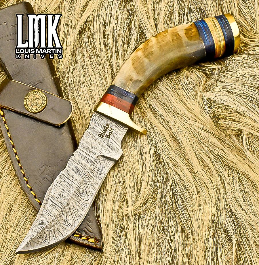 Wholesale hunting skinner knives hand-forged by Louis Martin