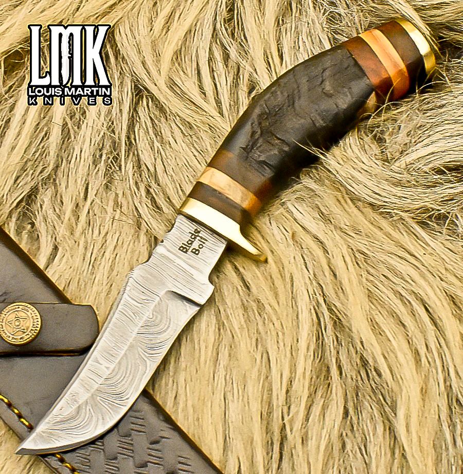 Wholesale hunting skinner knives hand-forged by Louis Martin