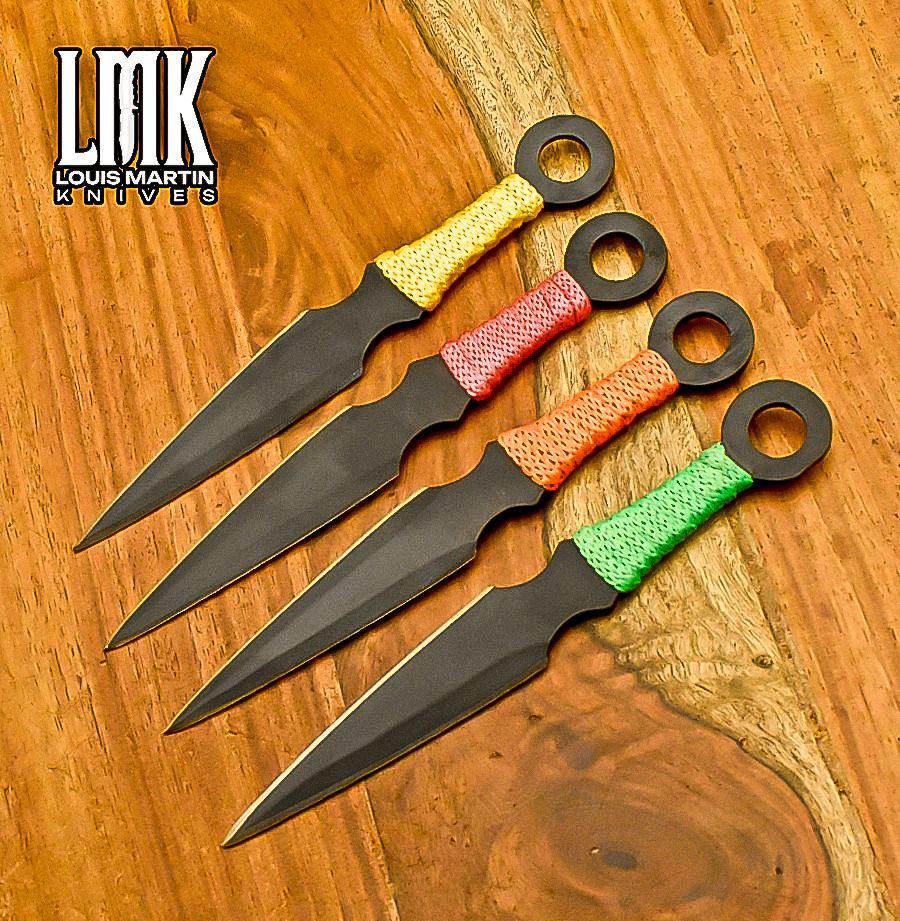 Wholesale knife blanks: hand-forged damascus blank blades hand-forged by Louis Martin