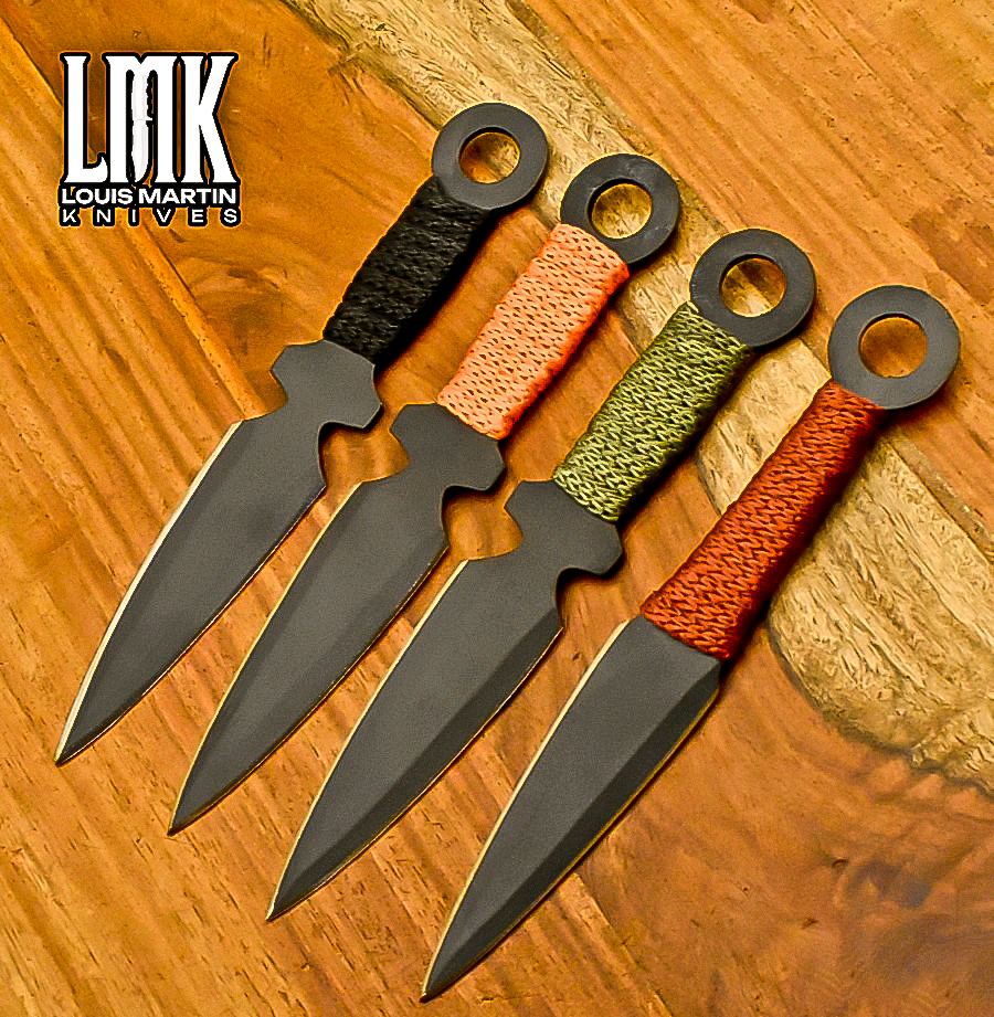 Wholesale knife blanks: hand-forged damascus blank blades hand-forged by Louis Martin