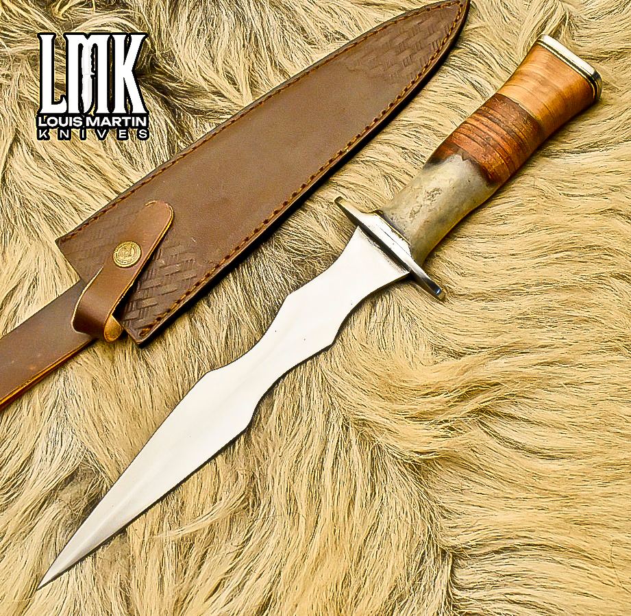 Wholesale gut hook knives hand-forged by Louis Martin