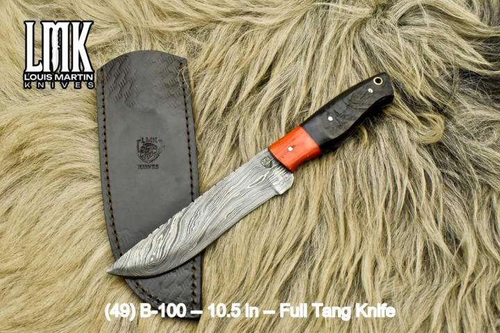 Wholesale full tang knives hand-forged by Louis Martin
