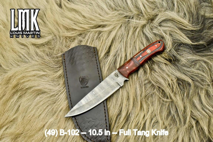 Wholesale full tang knives hand-forged by Louis Martin