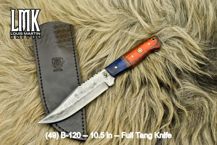 Wholesale full tang knives hand-forged by Louis Martin