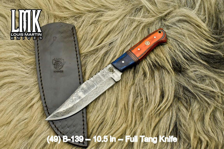 Wholesale full tang knives hand-forged by Louis Martin