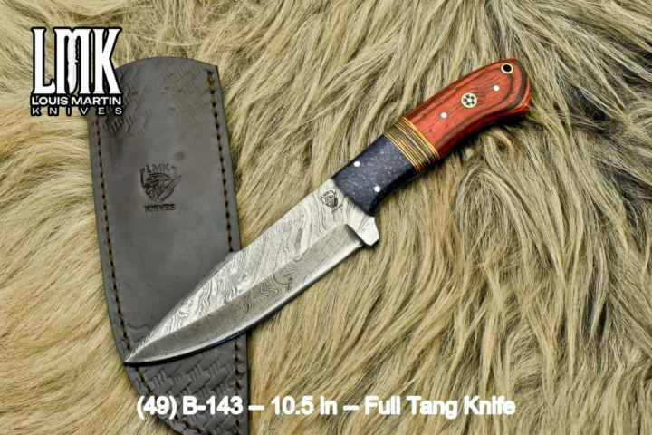 Wholesale full tang knives hand-forged by Louis Martin