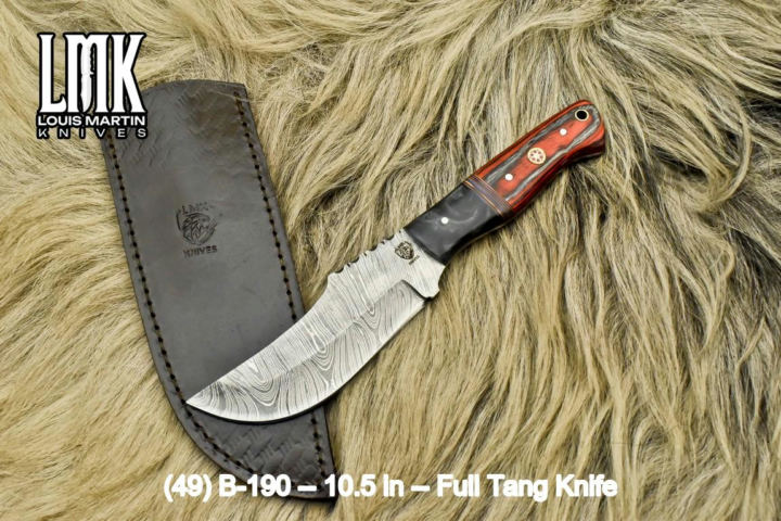 Wholesale full tang knives hand-forged by Louis Martin