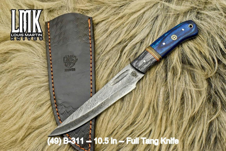 Wholesale full tang knives hand-forged by Louis Martin