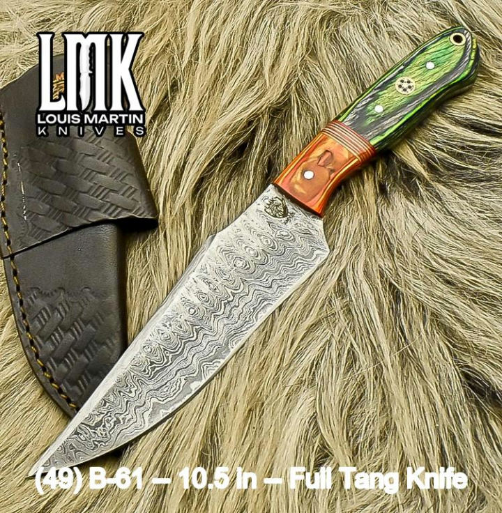 Wholesale full tang knives hand-forged by Louis Martin