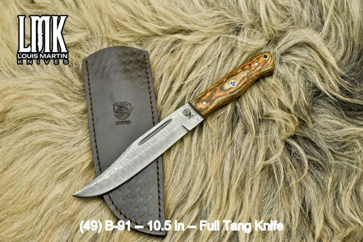 Wholesale full tang knives hand-forged by Louis Martin