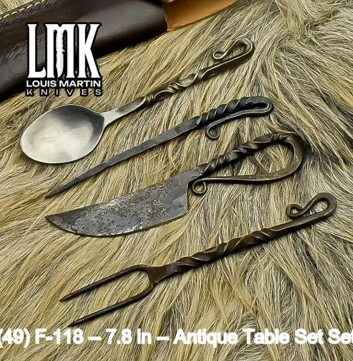 Wholesale antique table sets hand-forged by Louis Martin
