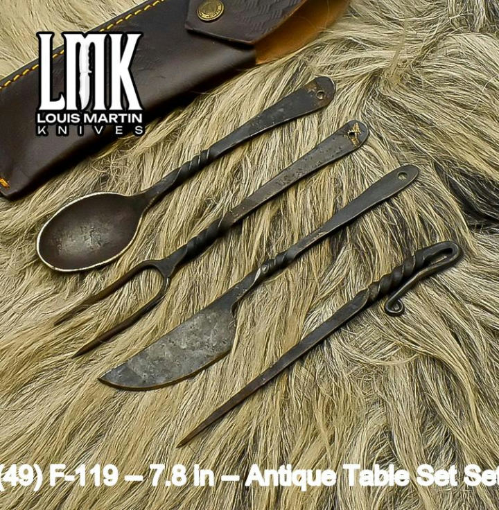 Wholesale antique table sets hand-forged by Louis Martin
