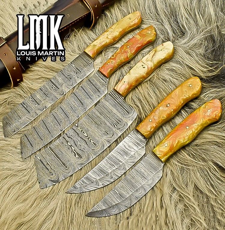 Wholesale kitchen knives & knife sets hand-forged by Louis Martin