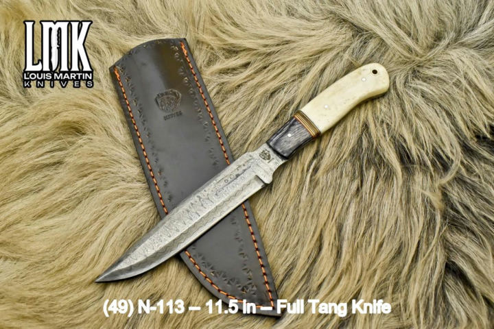 Wholesale full tang knives hand-forged by Louis Martin