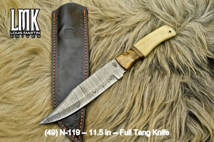 Wholesale full tang knives hand-forged by Louis Martin