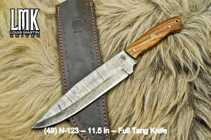 Wholesale full tang knives hand-forged by Louis Martin