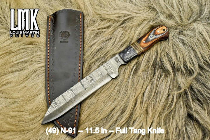 Wholesale full tang knives hand-forged by Louis Martin