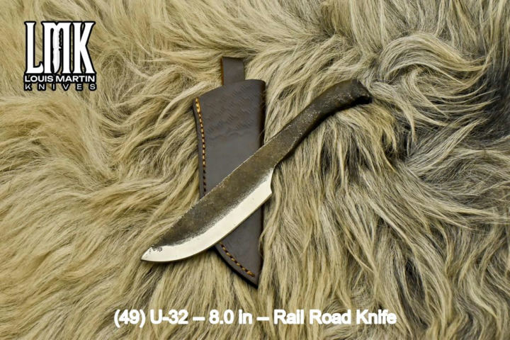 Wholesale railroad knives hand-forged by Louis Martin