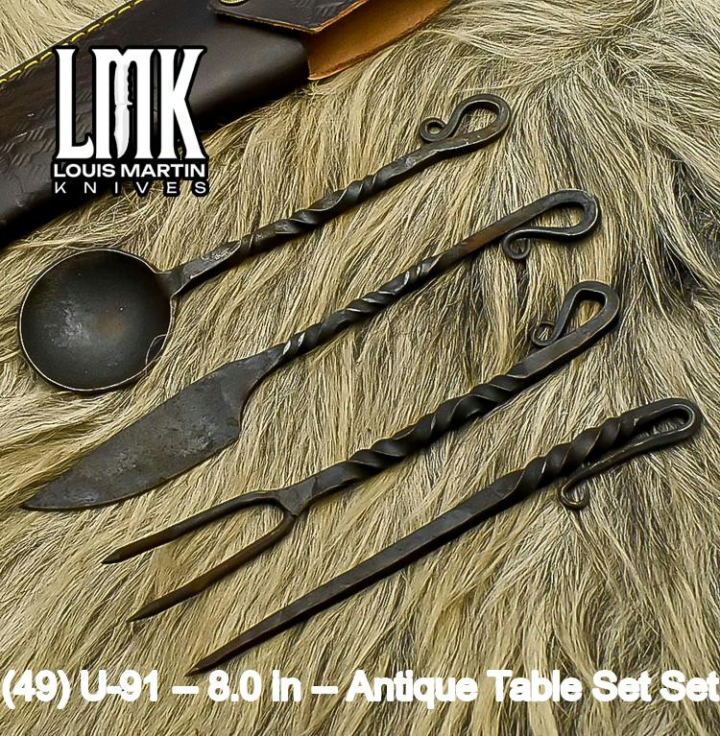 Wholesale antique table sets hand-forged by Louis Martin