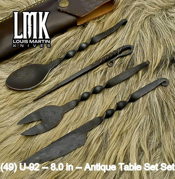 Wholesale antique table sets hand-forged by Louis Martin
